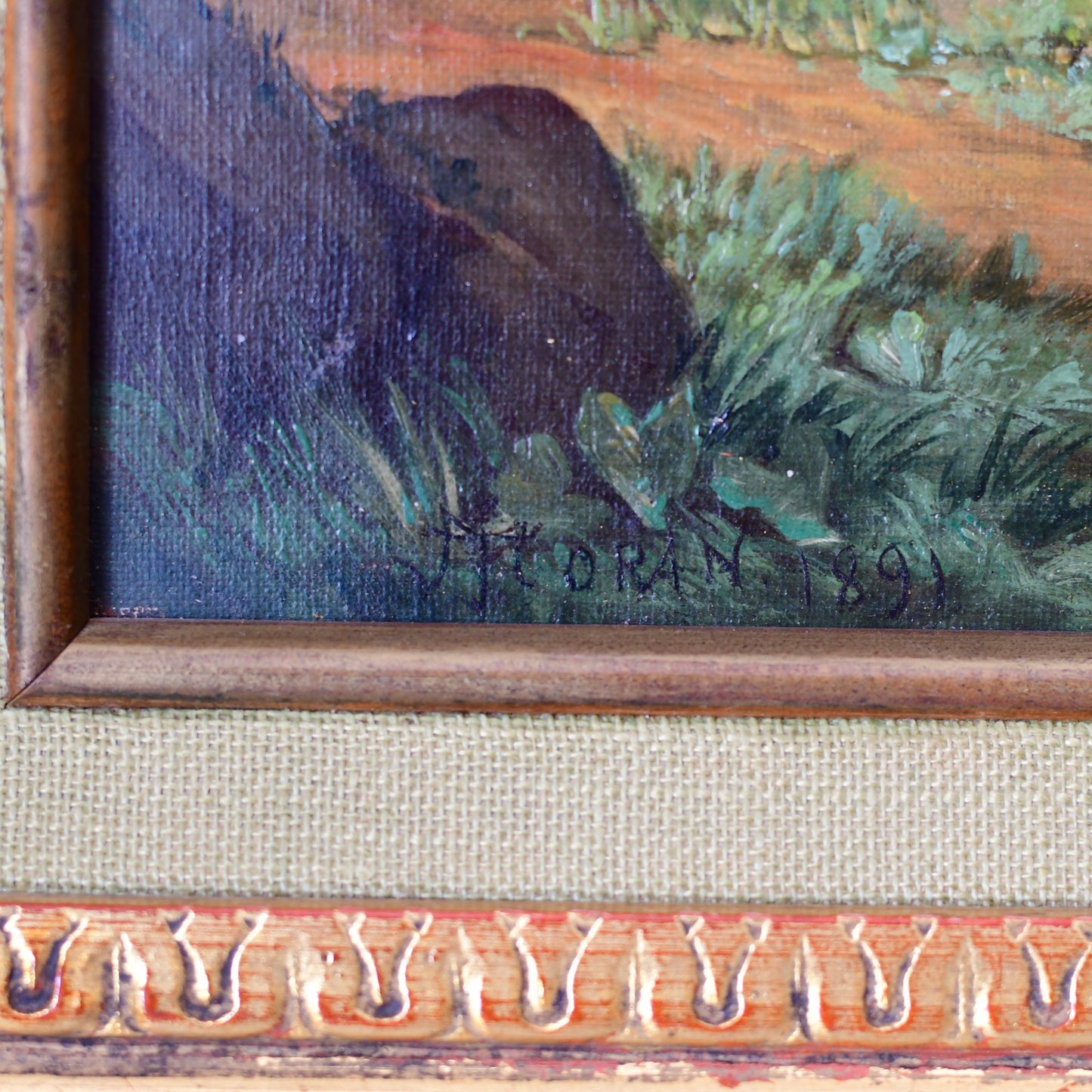 Oil Painting “Summer Idyll” Thomas Moran 1891