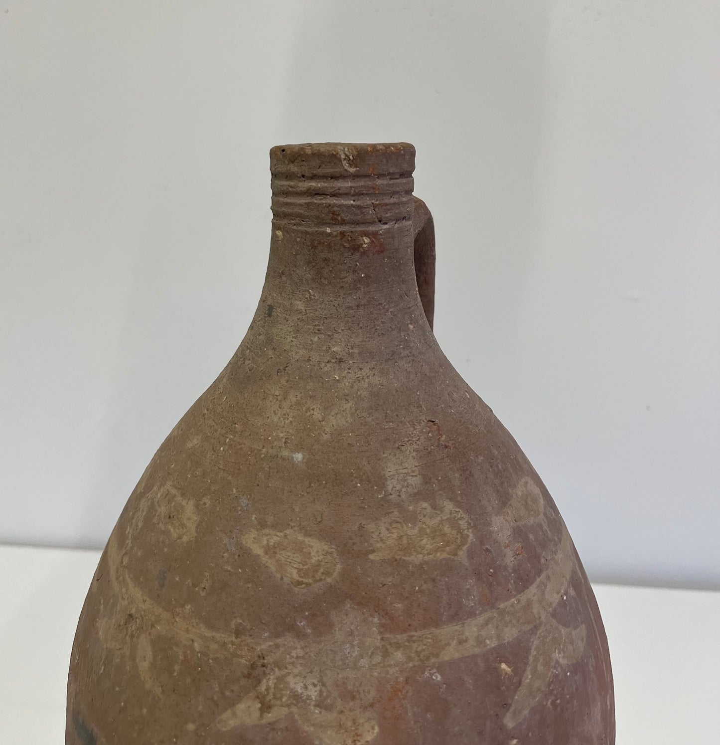 Antique Turkish Terracotta Olive Oil Amphora Jar