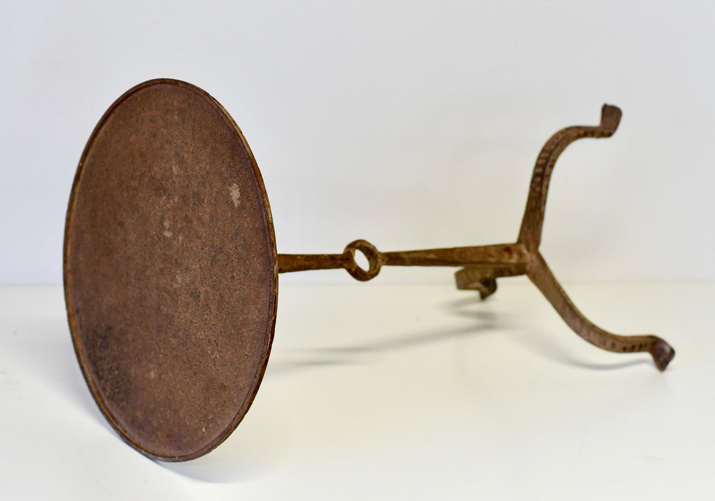 Vintage Wrought Iron Hand Made Spanish Martini Drink / Side Table