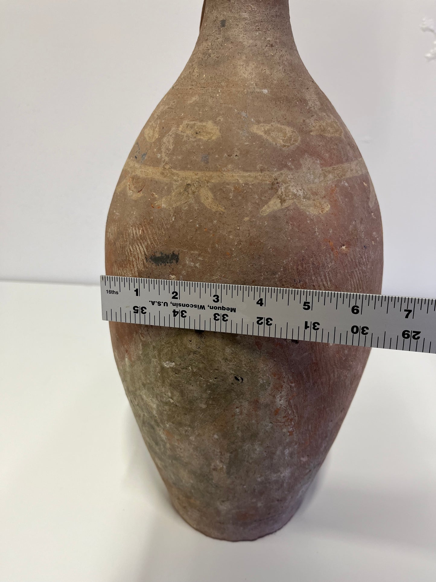 Antique Turkish Terracotta Olive Oil Amphora Jar