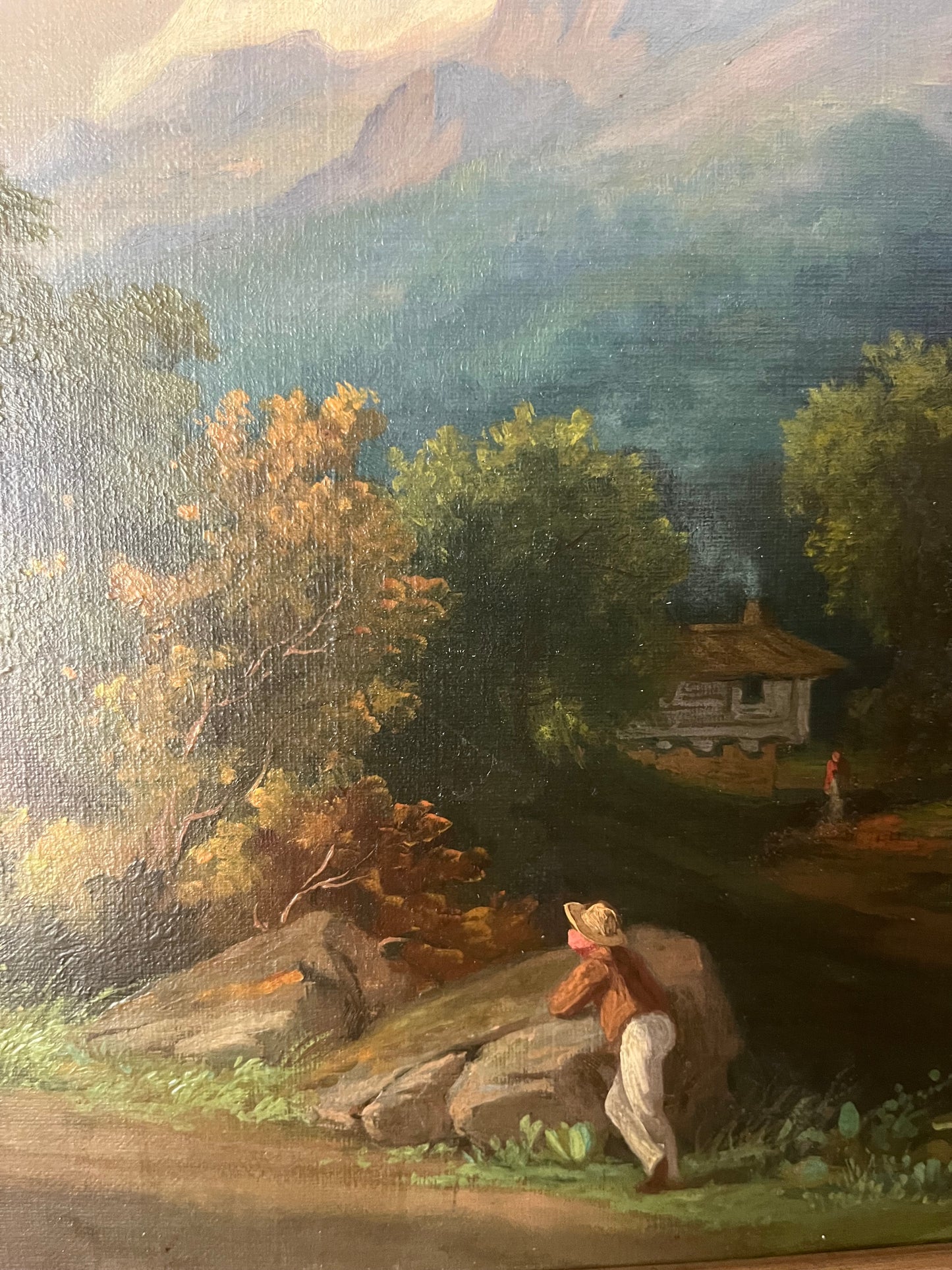 Oil Painting “Summer Idyll” Thomas Moran 1891