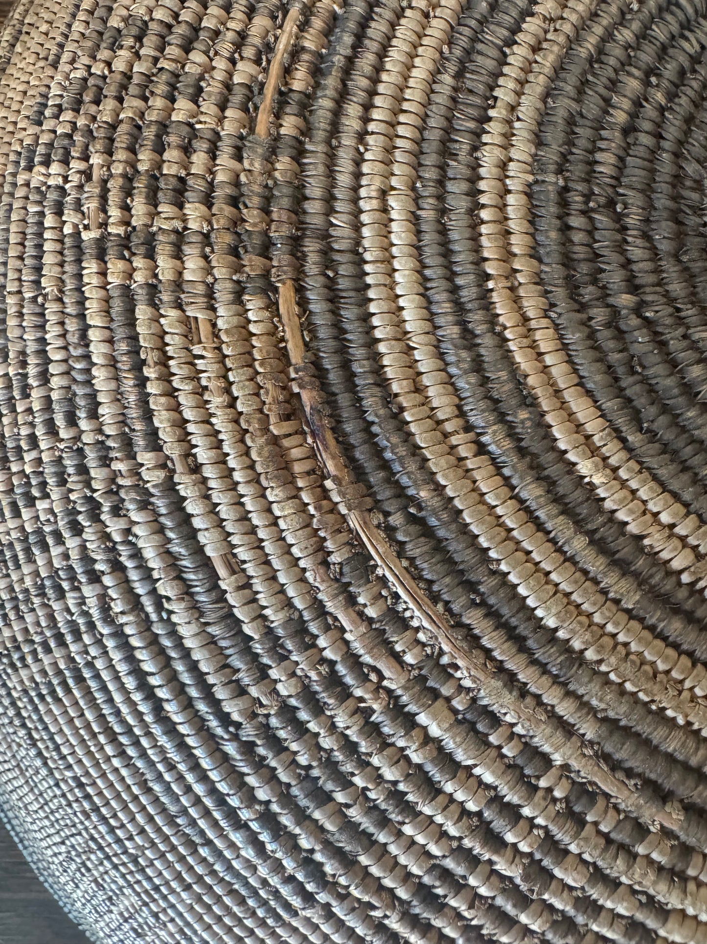 Antique Native American Indian Apache Basket Circa Early 20th Century