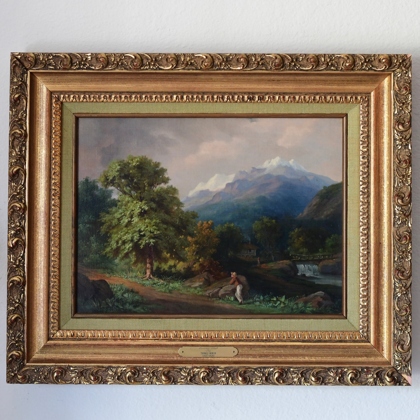 Oil Painting “Summer Idyll” Thomas Moran 1891