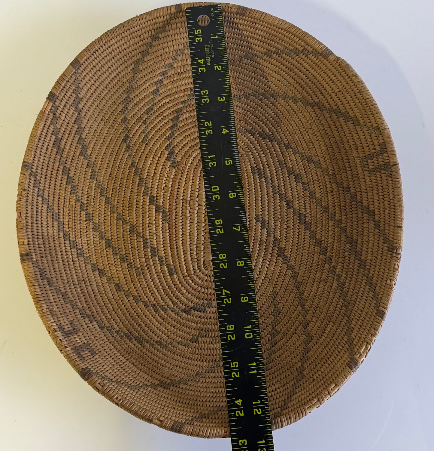 Antique American Indian Woven Basket 13” x 11”