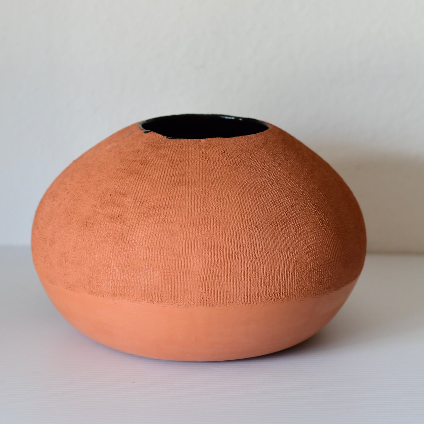 Modern Studio Art Pottery Vase Signed CW