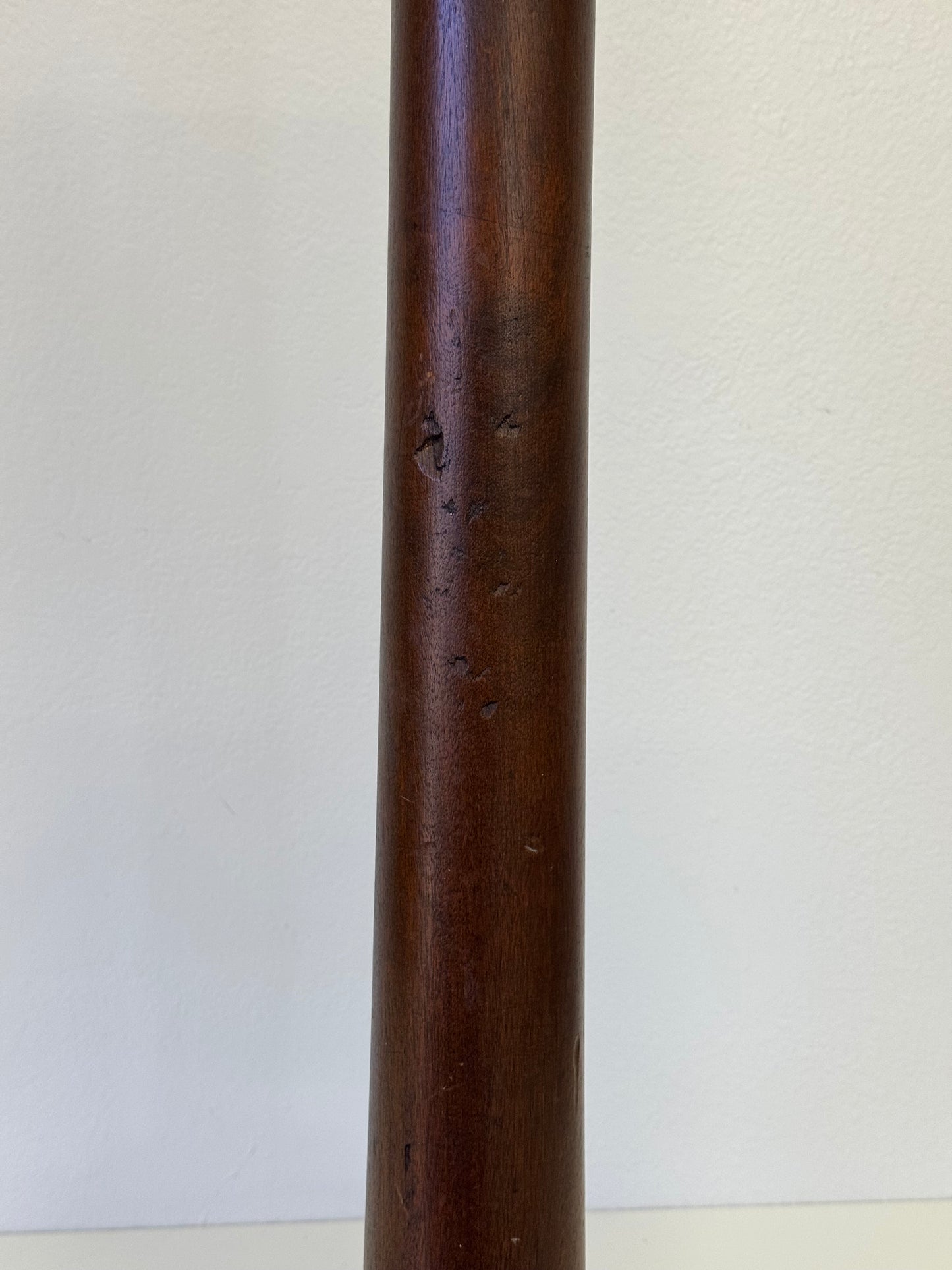 Vintage Art Deco Mahogany Coat Rack Stand 68” Tall