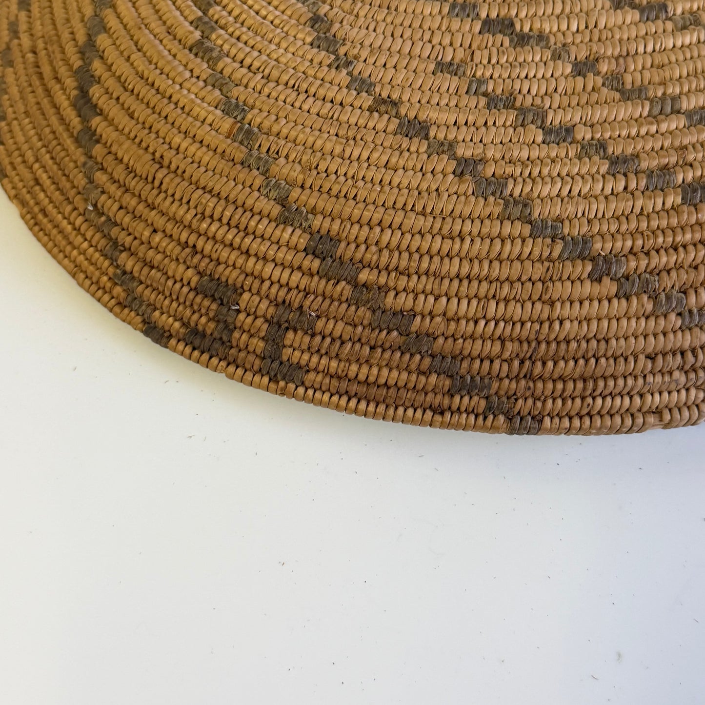 Antique American Indian Woven Basket 13” x 11”