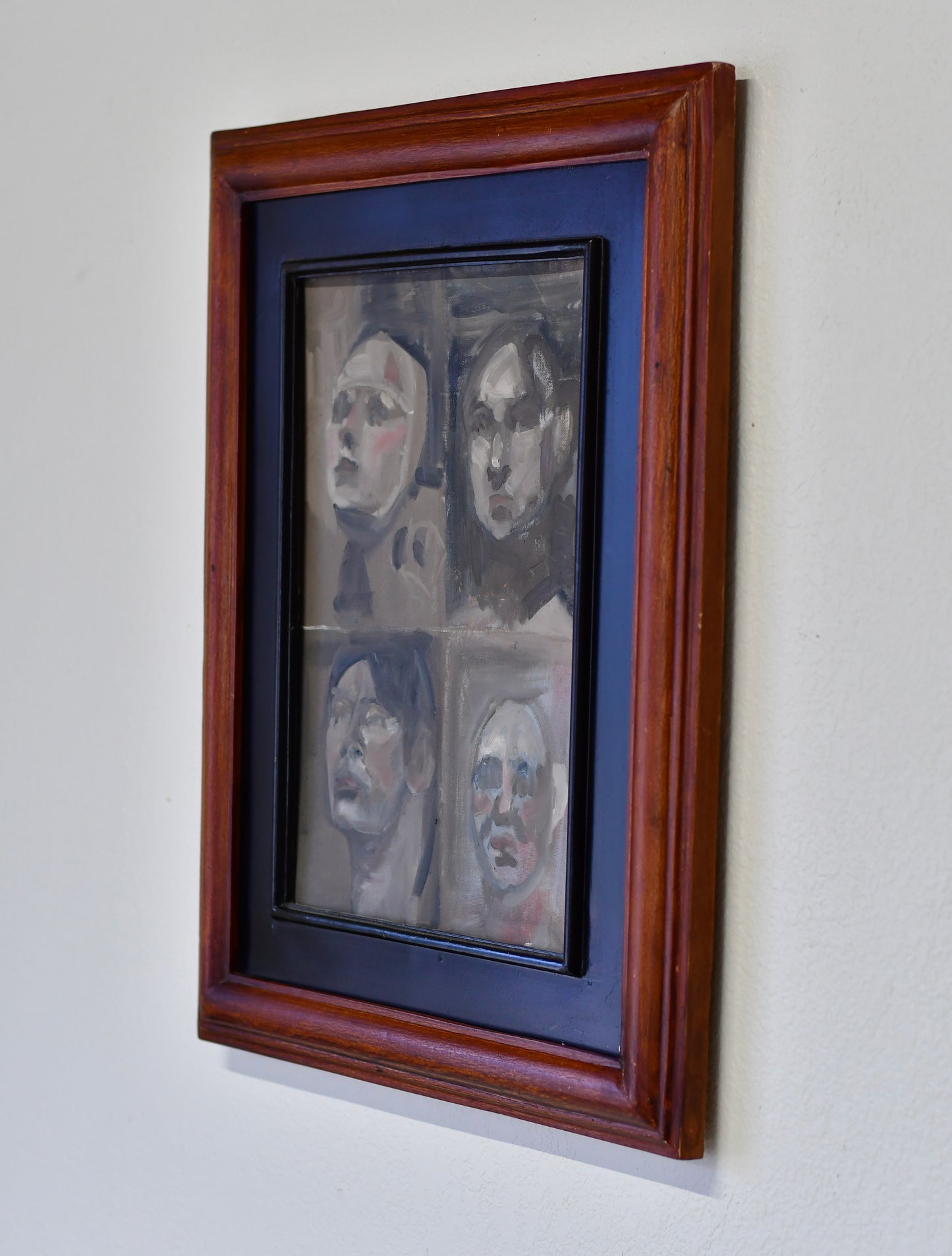 Original Abstract Art Faces Portrait Painting