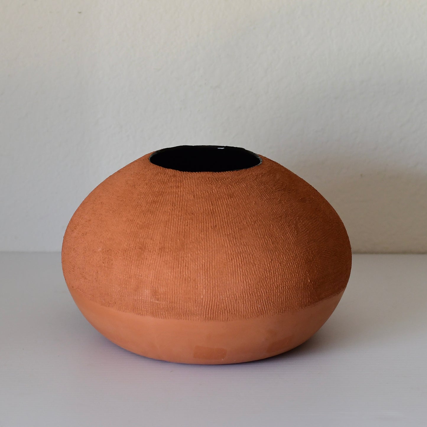 Modern Studio Art Pottery Vase Signed CW