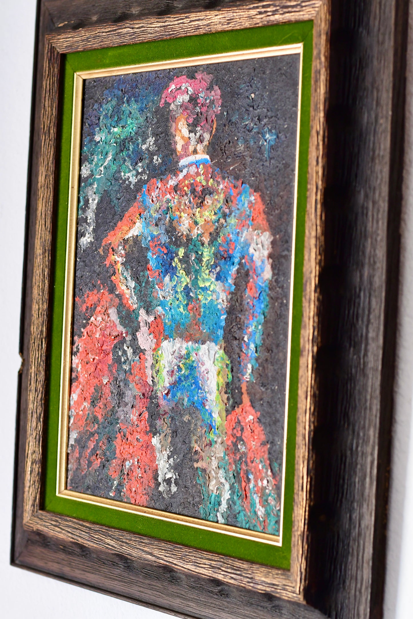 Original Matador Bull Fighter Oil Painting LEROY NEIMAN Inspired