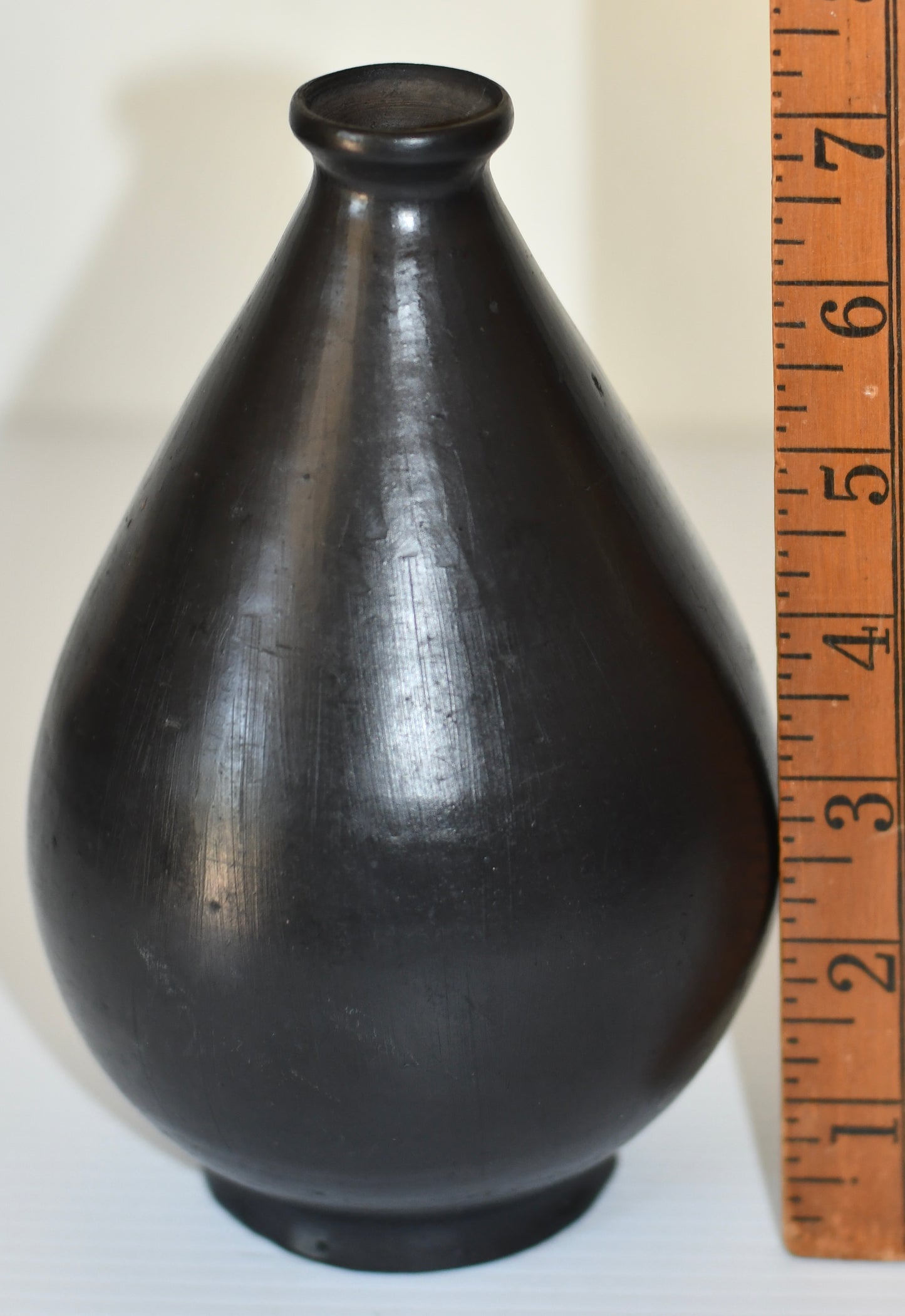 Handmade Black Oaxaca Lama Petite Vase