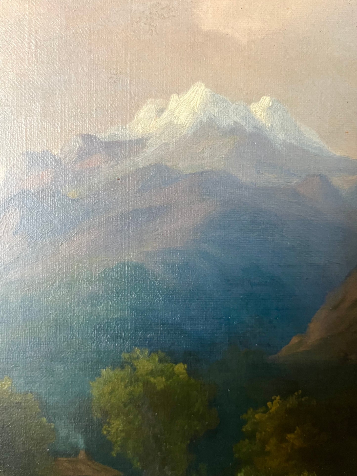 Oil Painting “Summer Idyll” Thomas Moran 1891