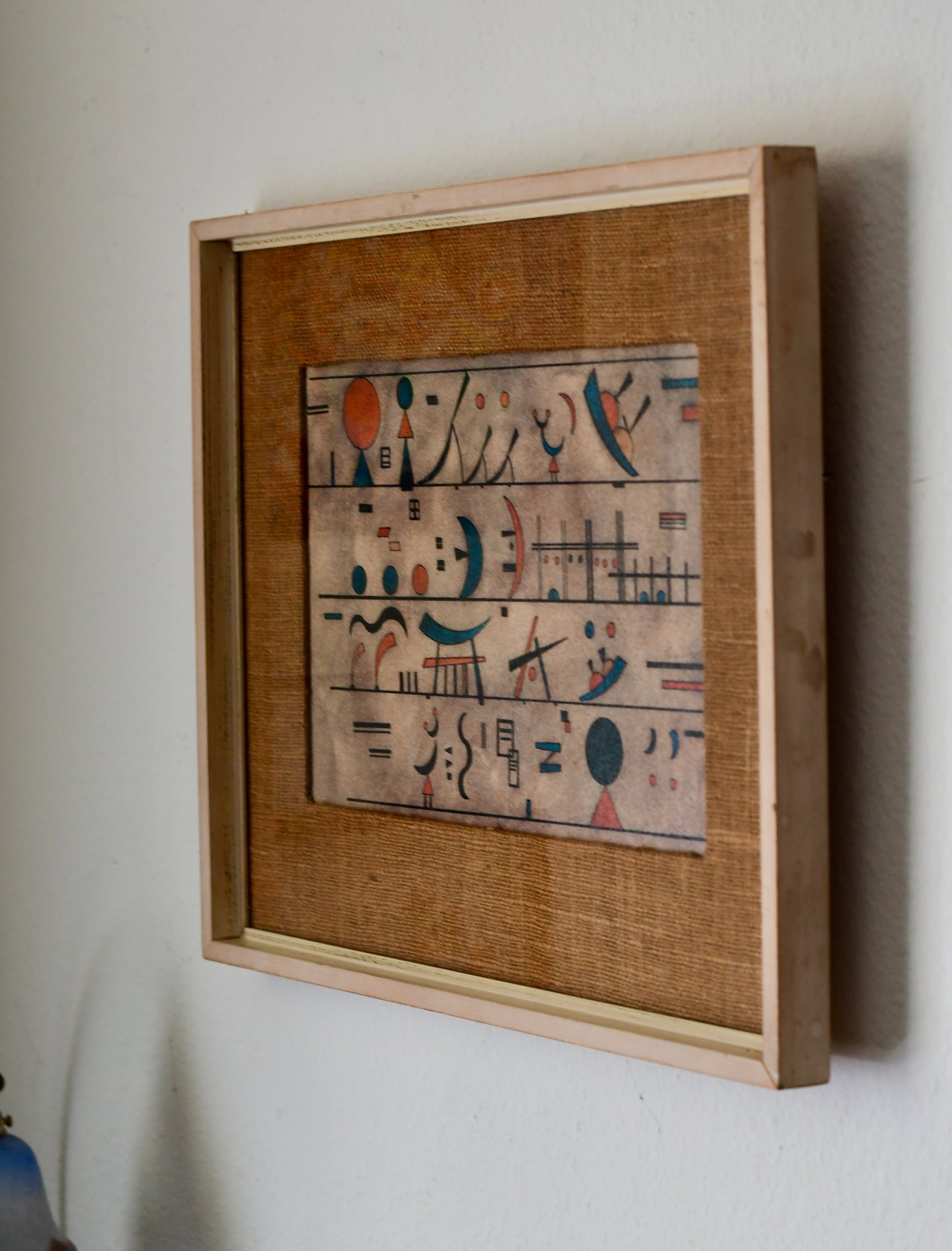Vintage Paul Klee Indian Story Print Kandinsky Era