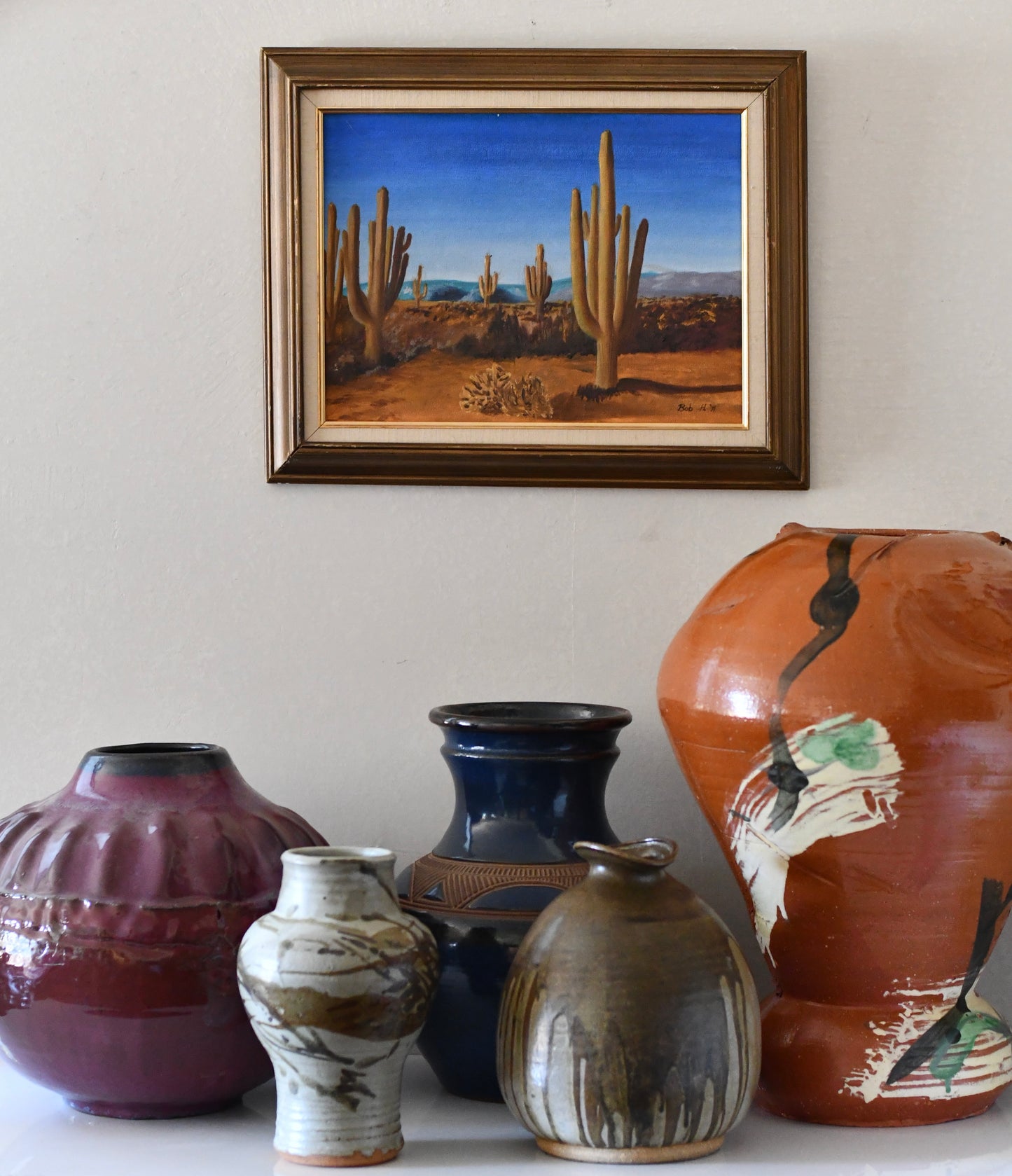 Stunning Studio Pottery Vase Signed Pierce