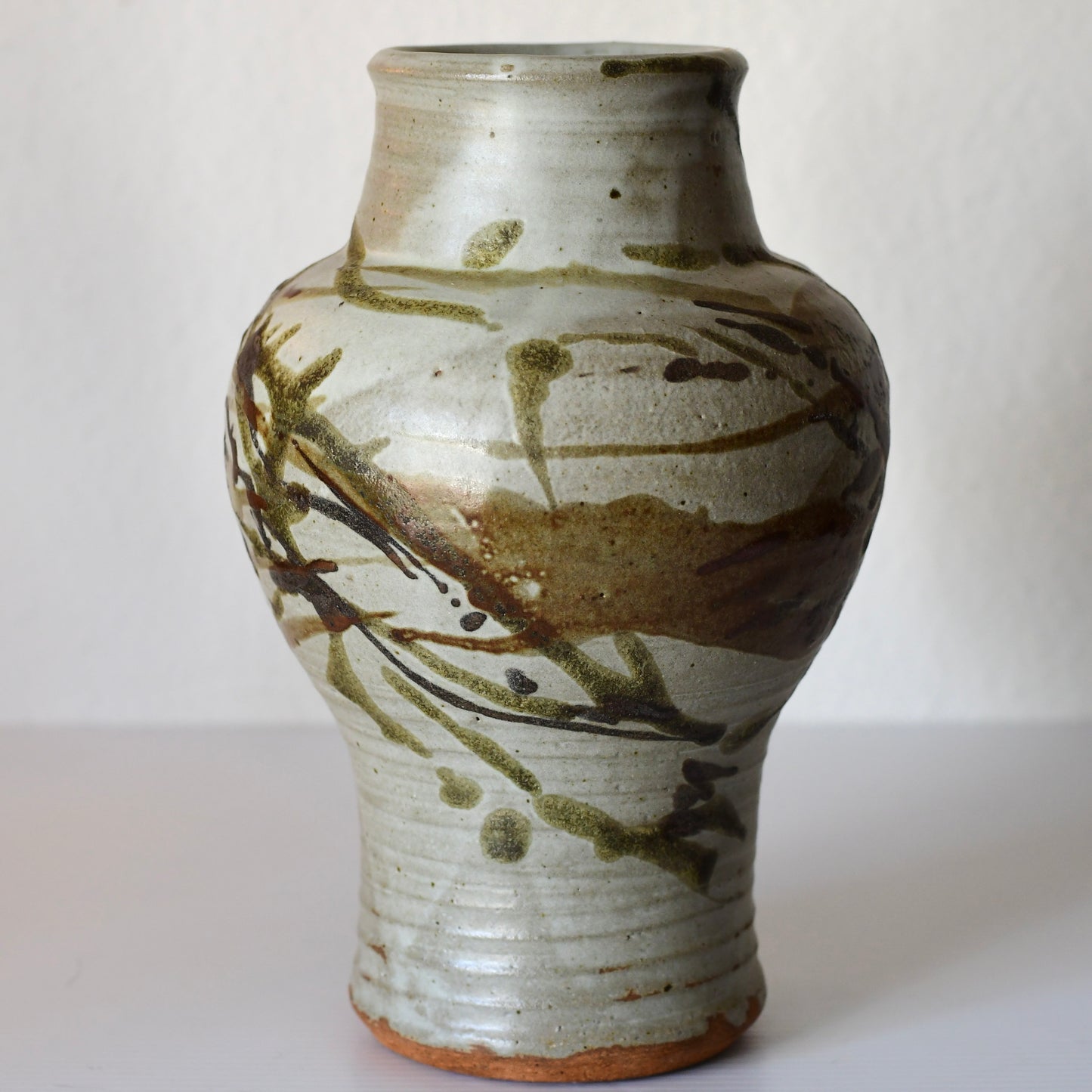 Mid Century Japanese Studio Pottery Vase