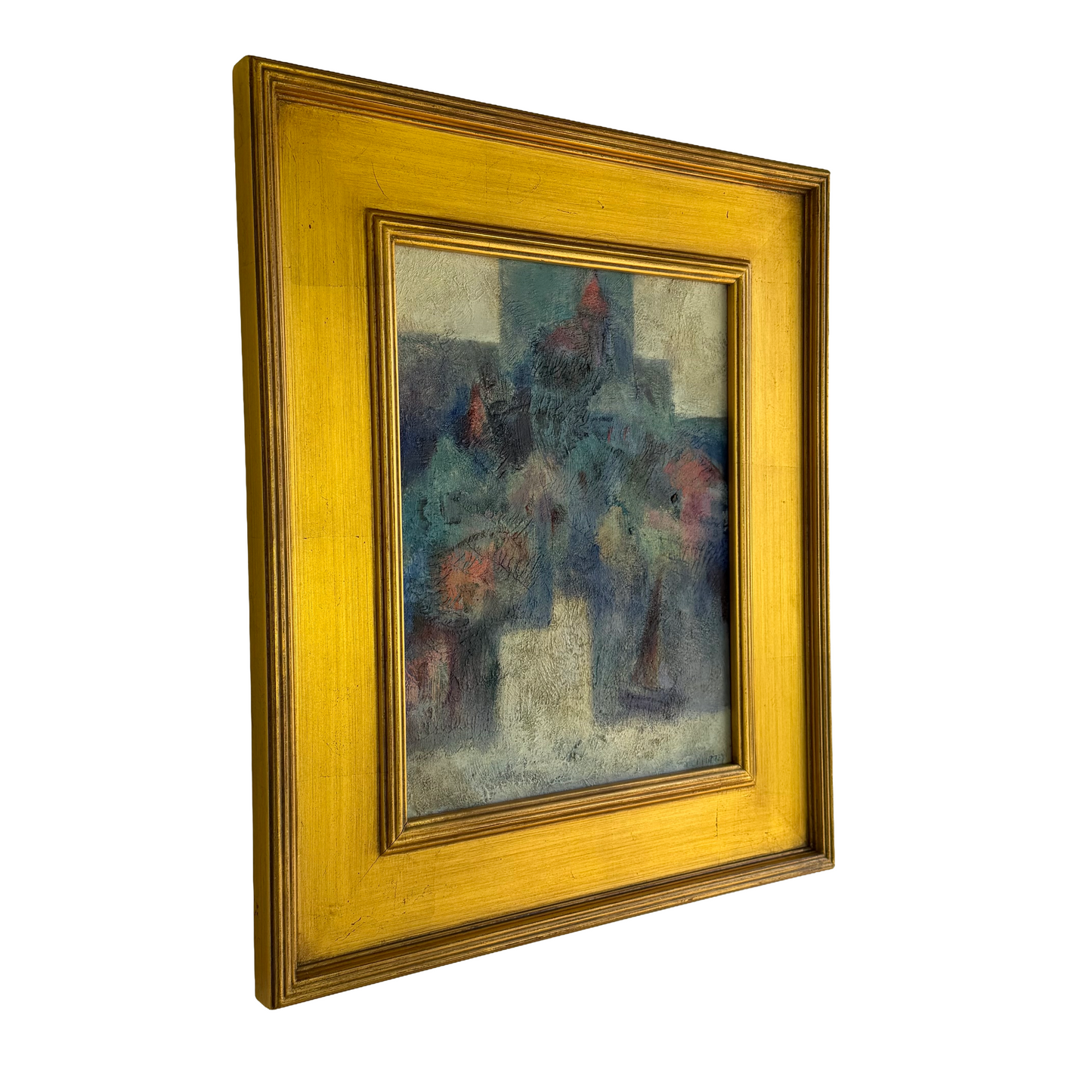 Original Eva McMurrey Abstract Mid Century Modern Oil Painting
