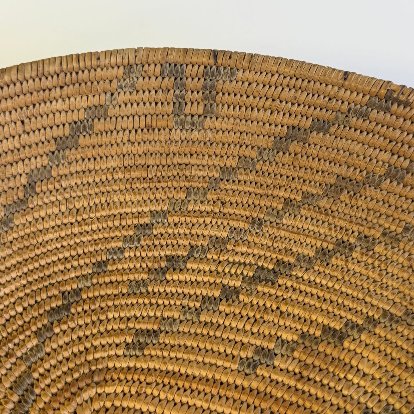 Antique American Indian Woven Basket 13” x 11”