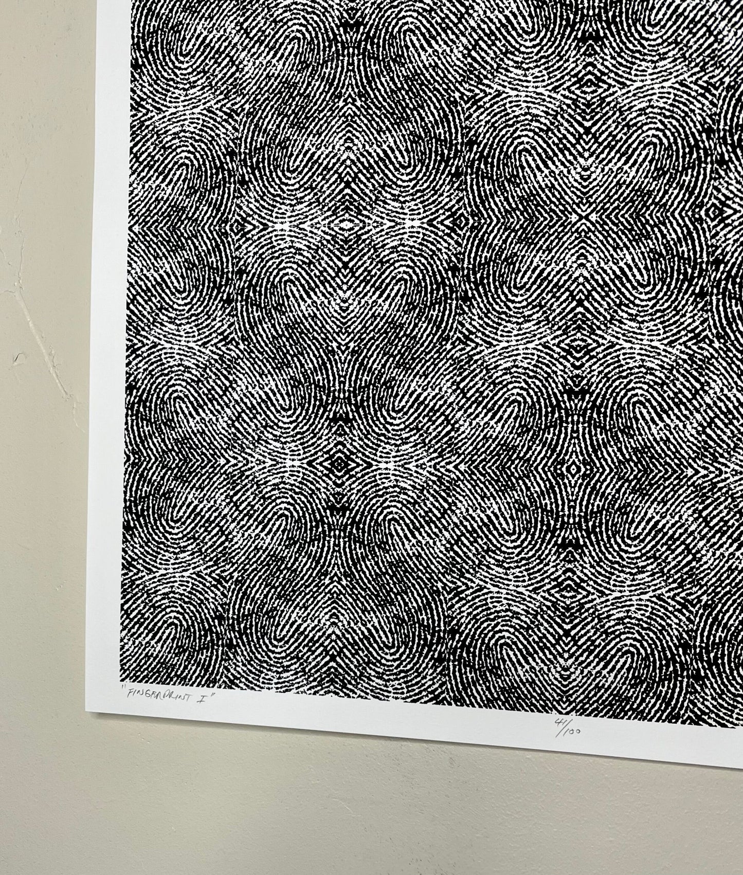 Tom Orr Fingerprint I Serigraph 41/100
