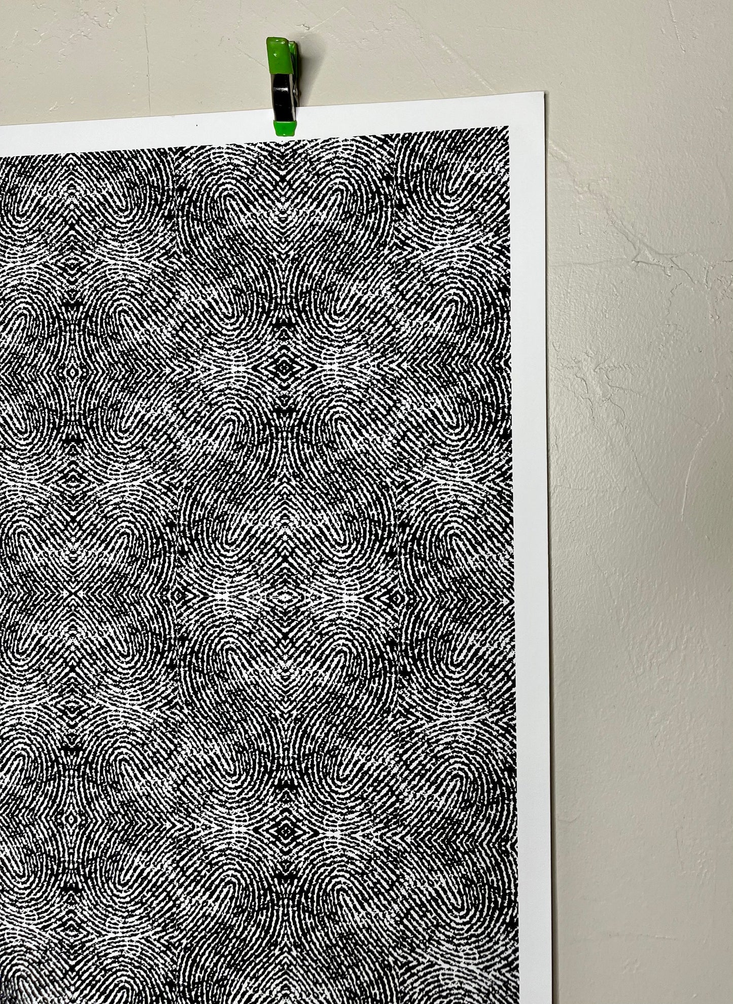 Tom Orr Fingerprint I Serigraph 41/100