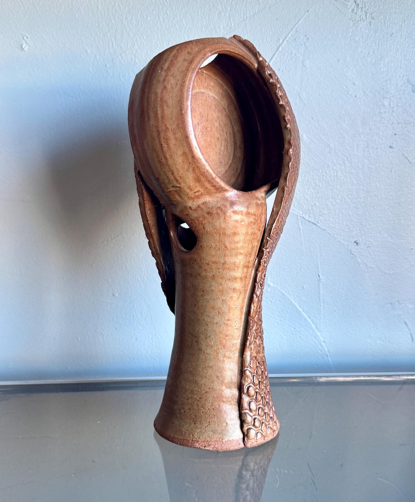 Original Grady Kimsey Sculptural Vase Signed Vintage Art Pottery