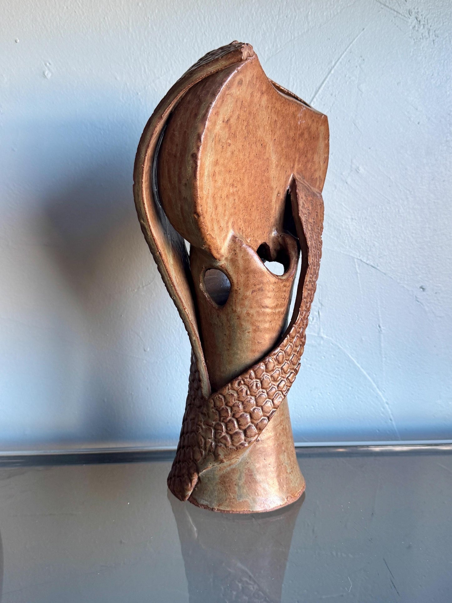 Original Grady Kimsey Sculptural Vase Signed Vintage Art Pottery