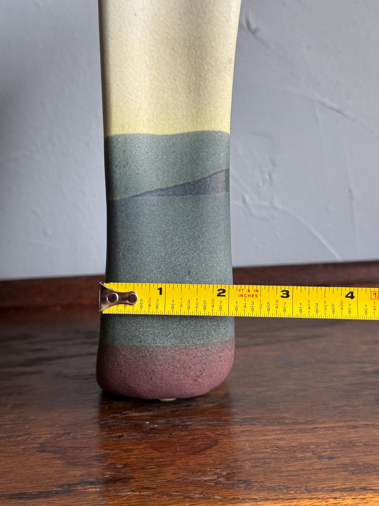 Original Studio Pottery Signed Bramth Vintage Art Vase