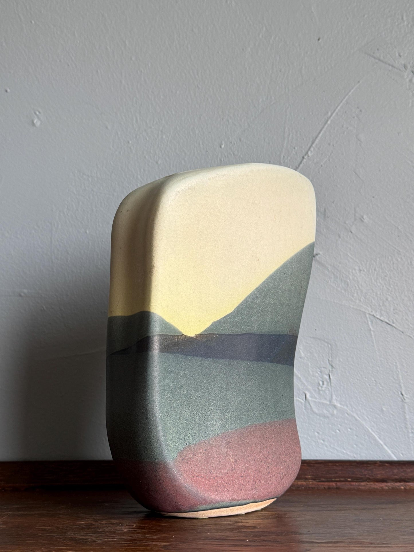 Original Studio Pottery Signed Bramth Vintage Art Vase