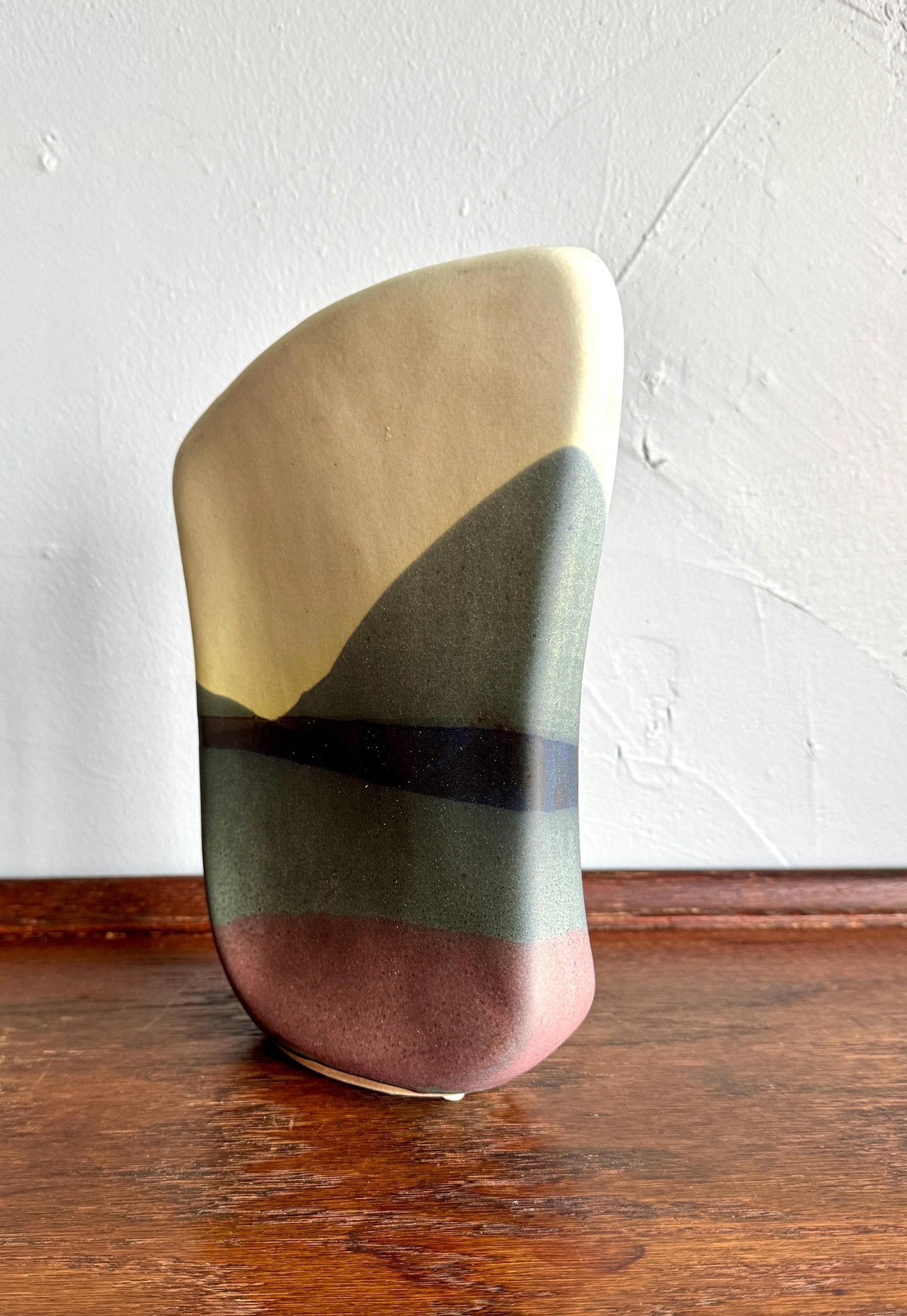 Original Studio Pottery Signed Bramth Vintage Art Vase