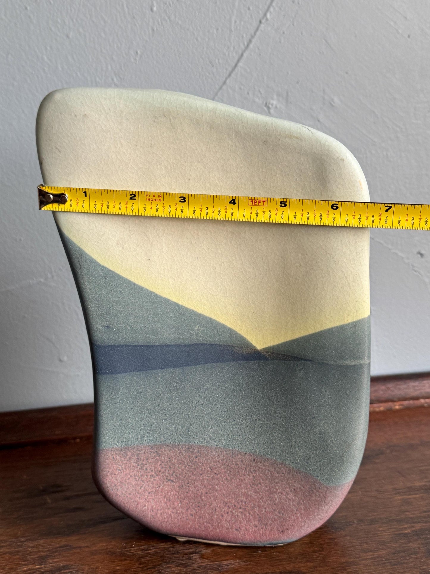 Original Studio Pottery Signed Bramth Vintage Art Vase
