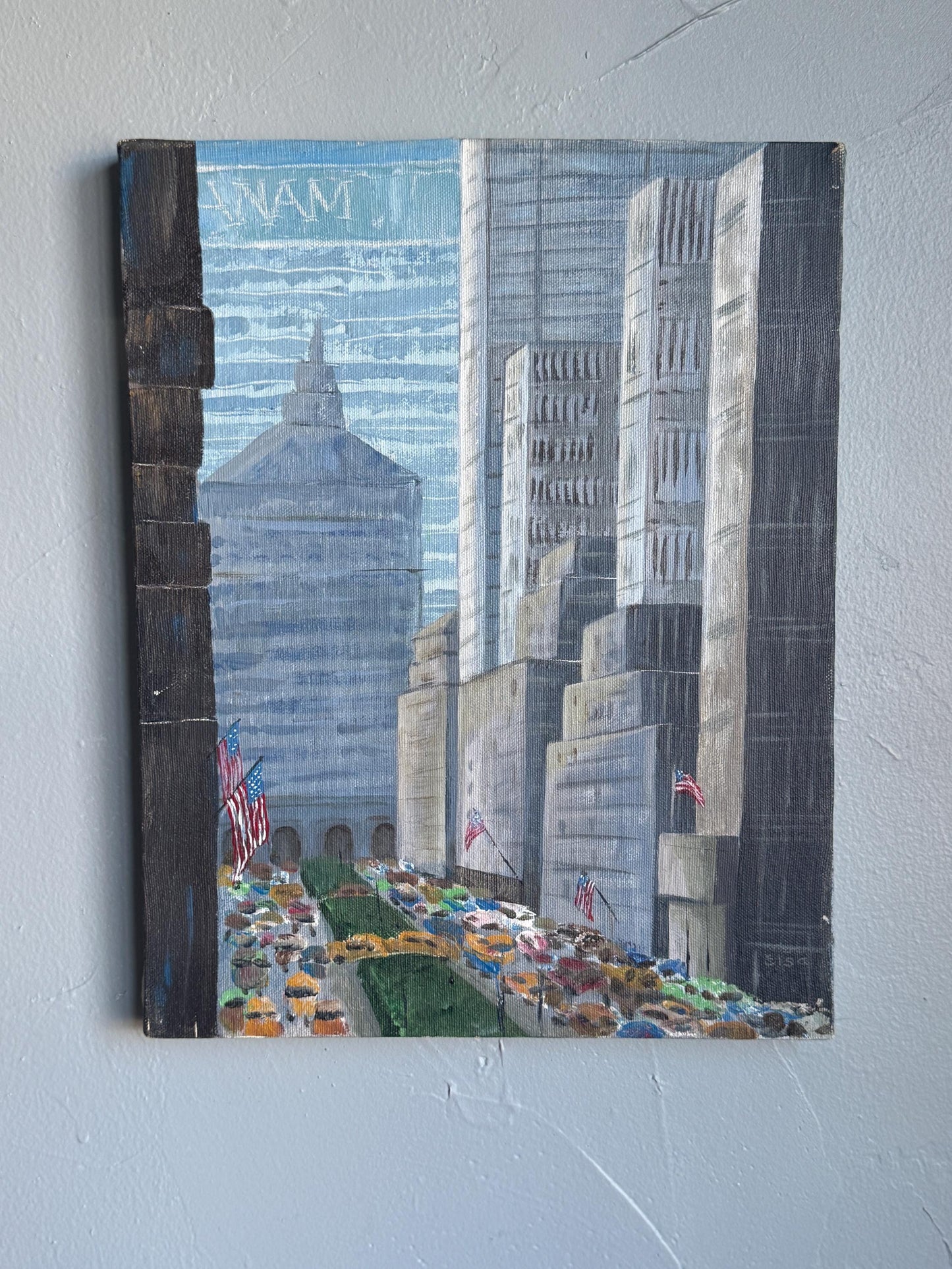 Original Downtown Painting Titled “Big A” By E.A. Smith