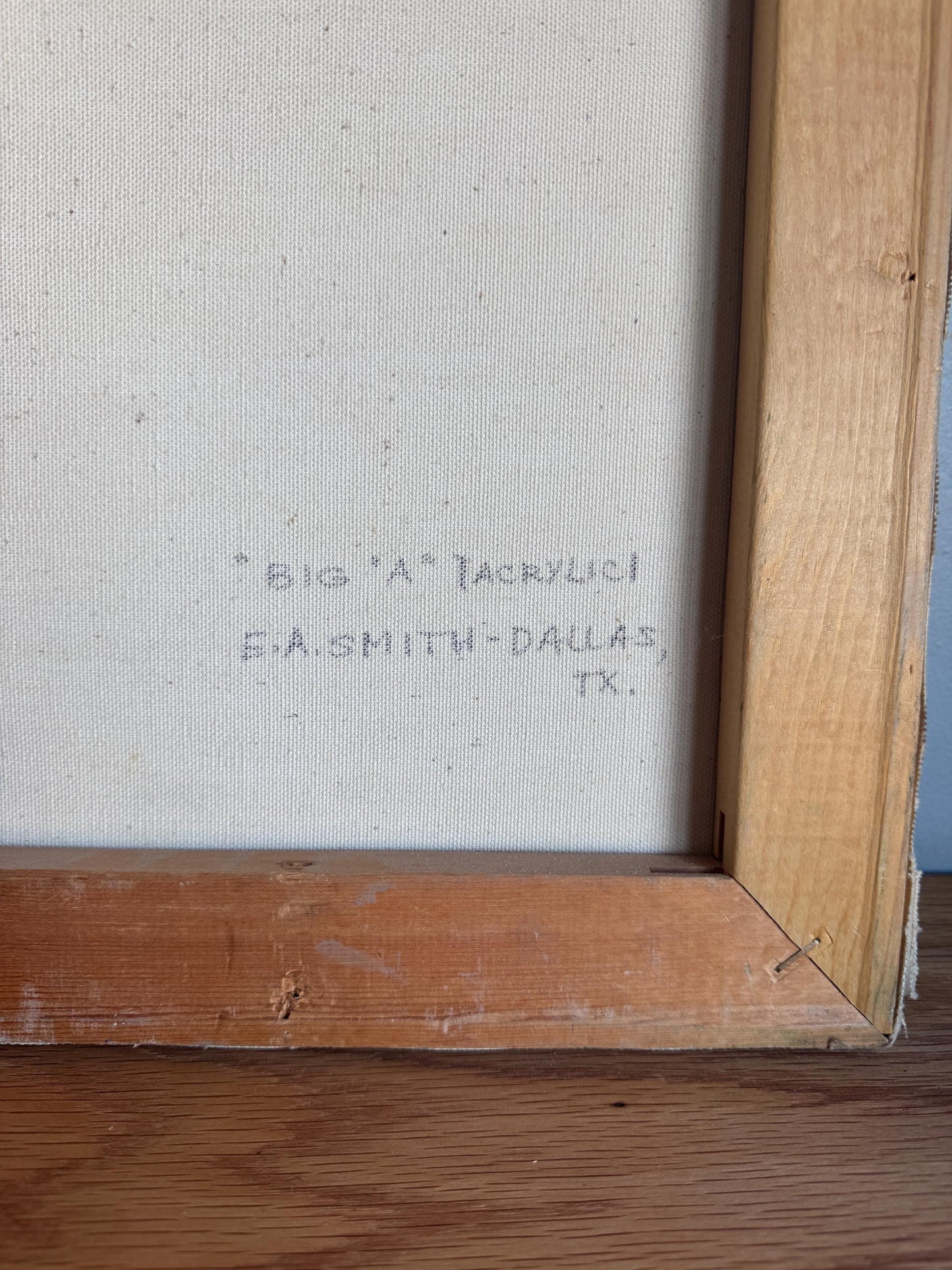 Original Downtown Painting Titled “Big A” By E.A. Smith