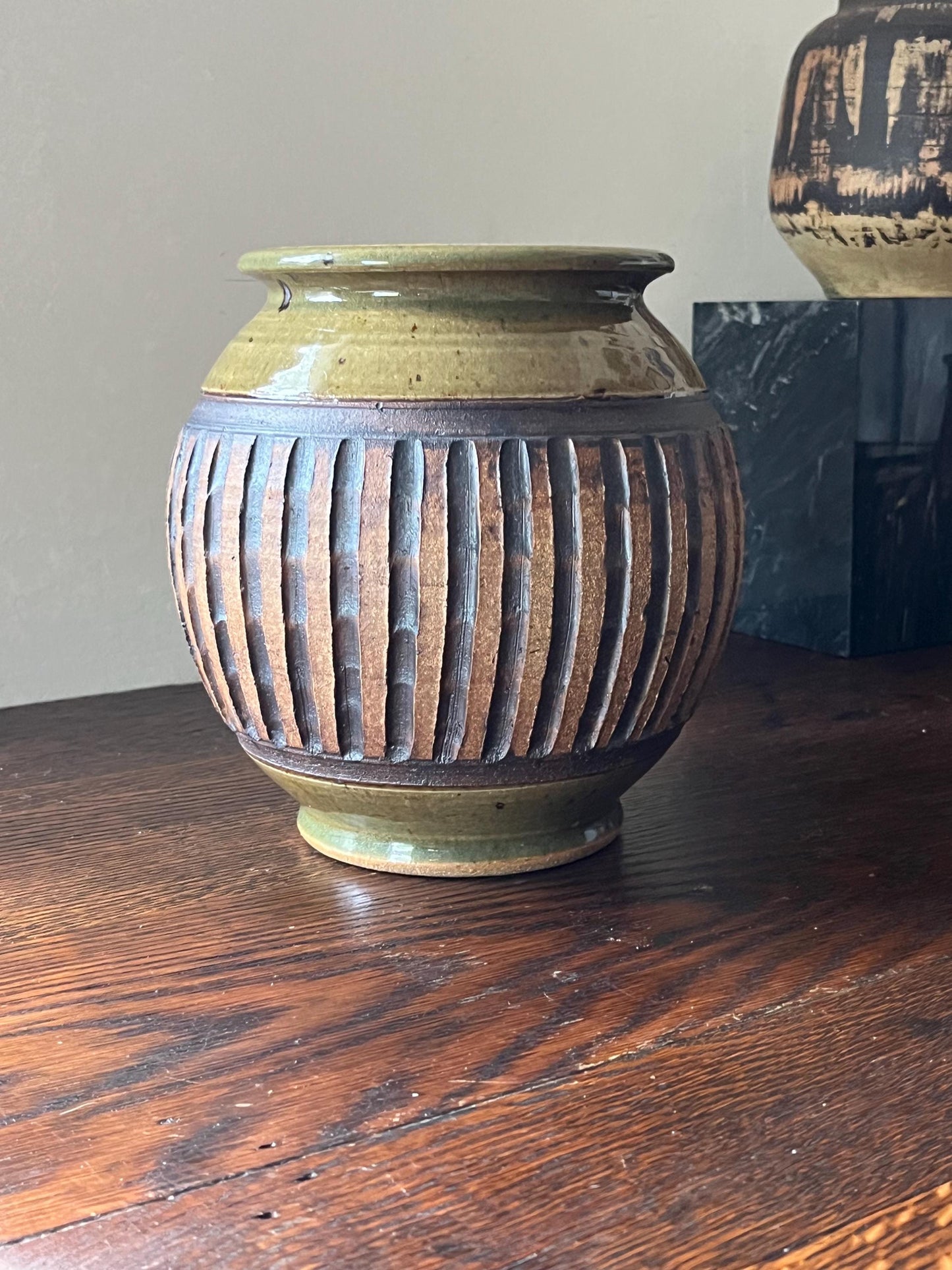 Vintage Persis Gayle Studio Pottery Stoneware Vase