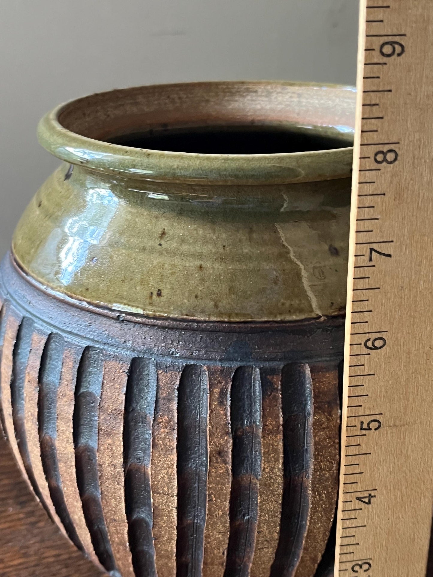 Vintage Persis Gayle Studio Pottery Stoneware Vase
