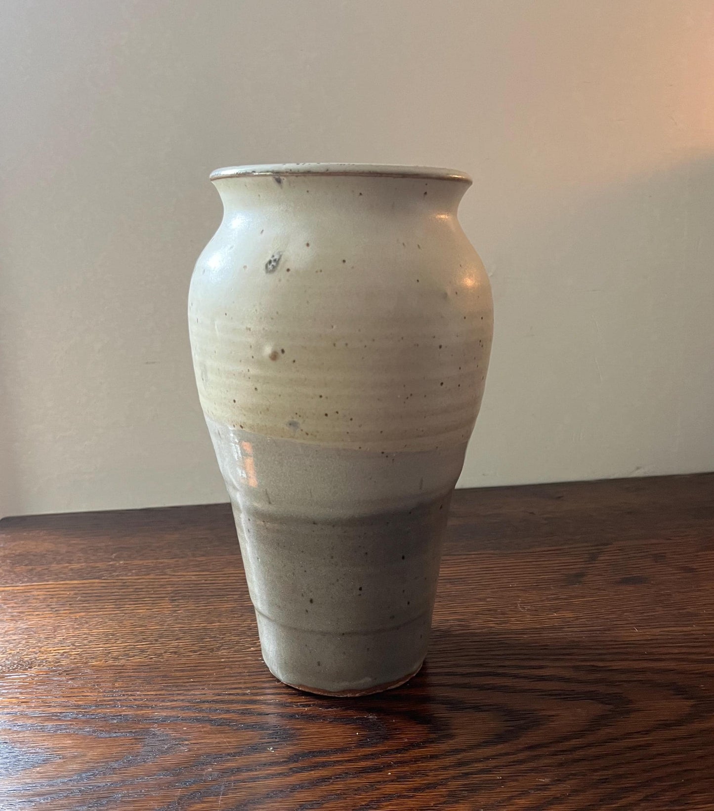 Vintage Studio Pottery Hand Vase Signed ME ME