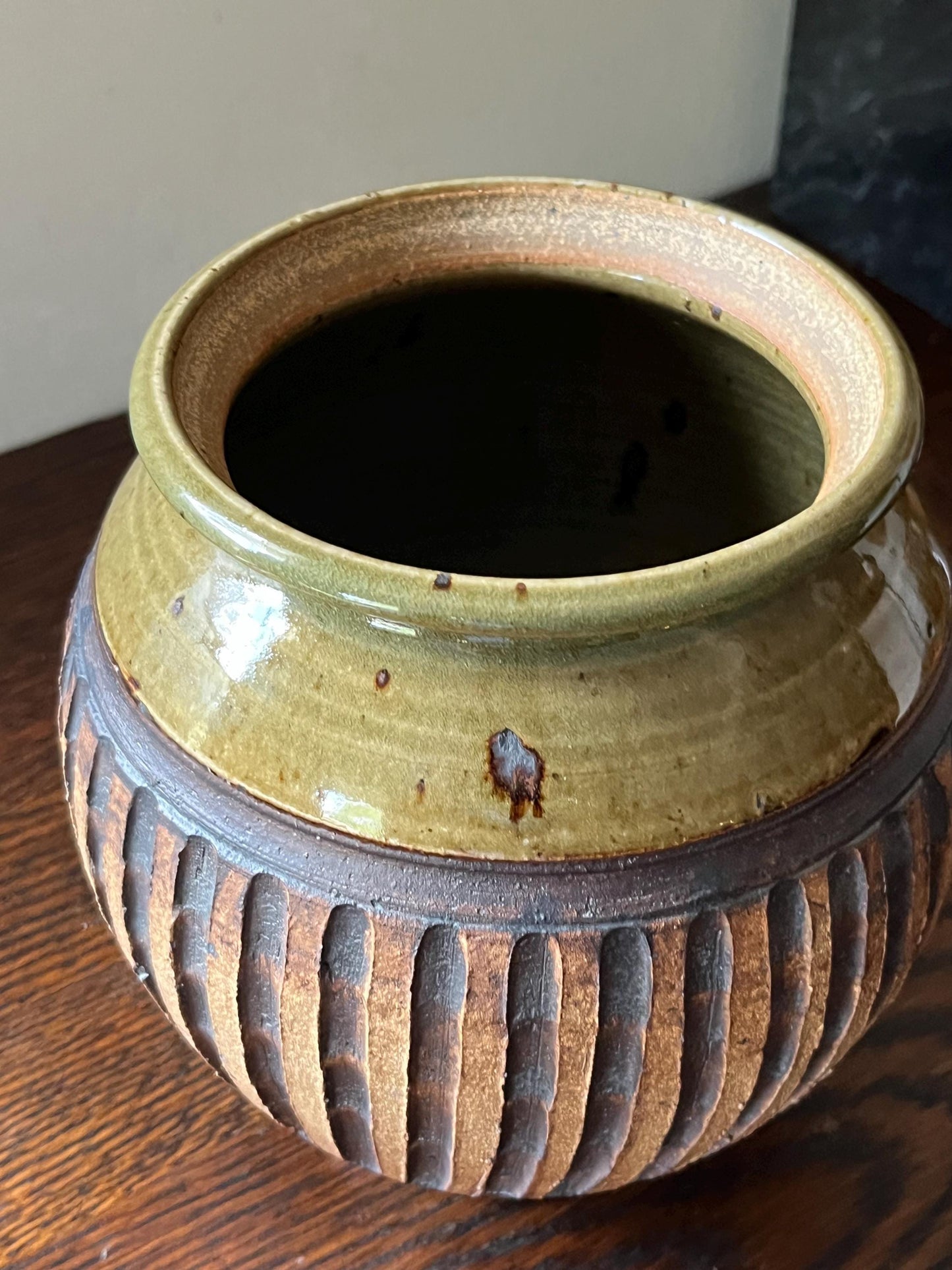 Vintage Persis Gayle Studio Pottery Stoneware Vase
