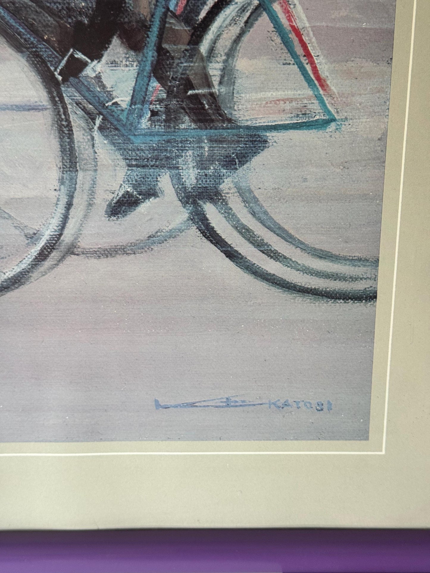 Vintage Fuji Bicycle Racing Poster 1980’s