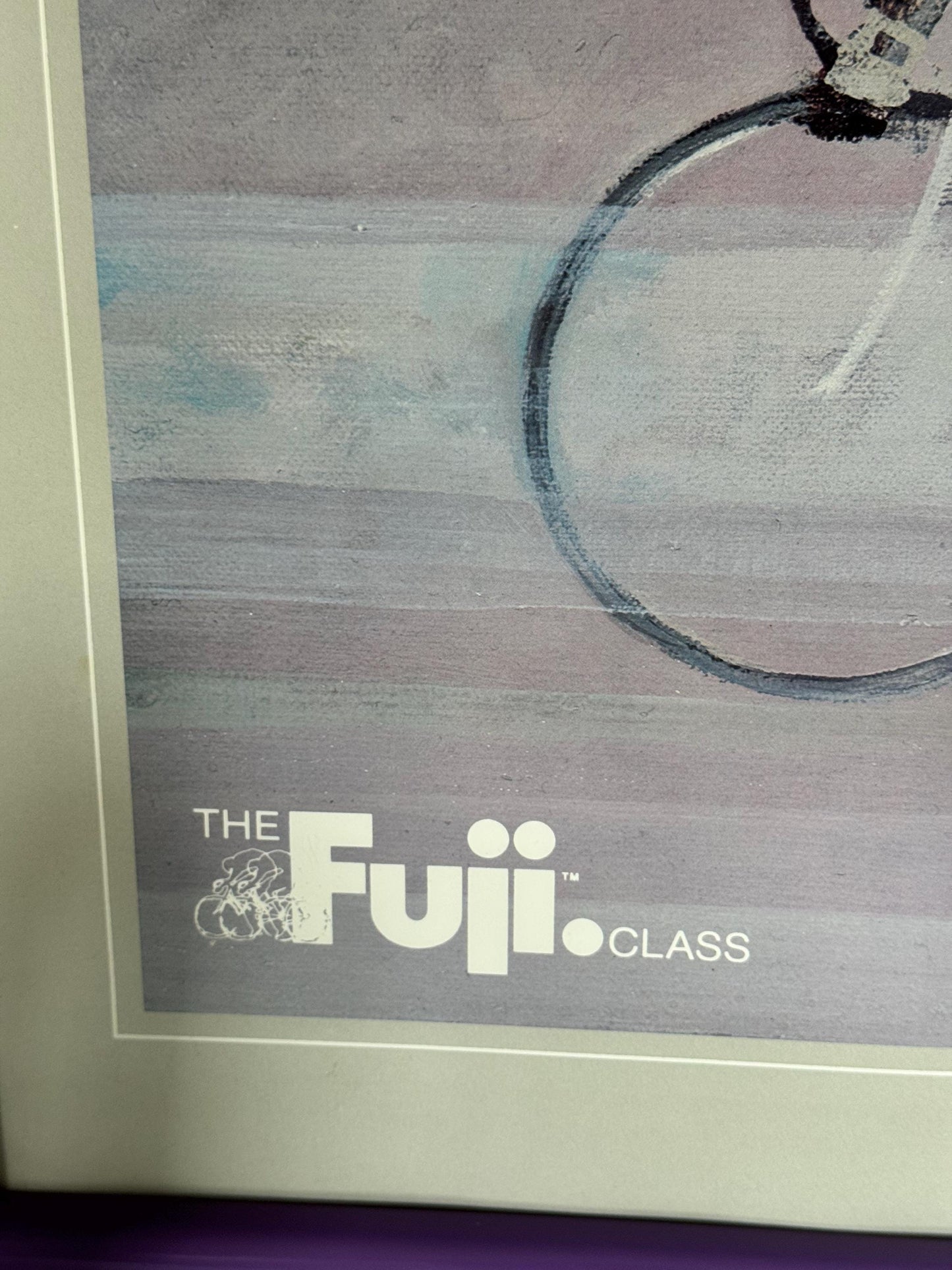 Vintage Fuji Bicycle Racing Poster 1980’s