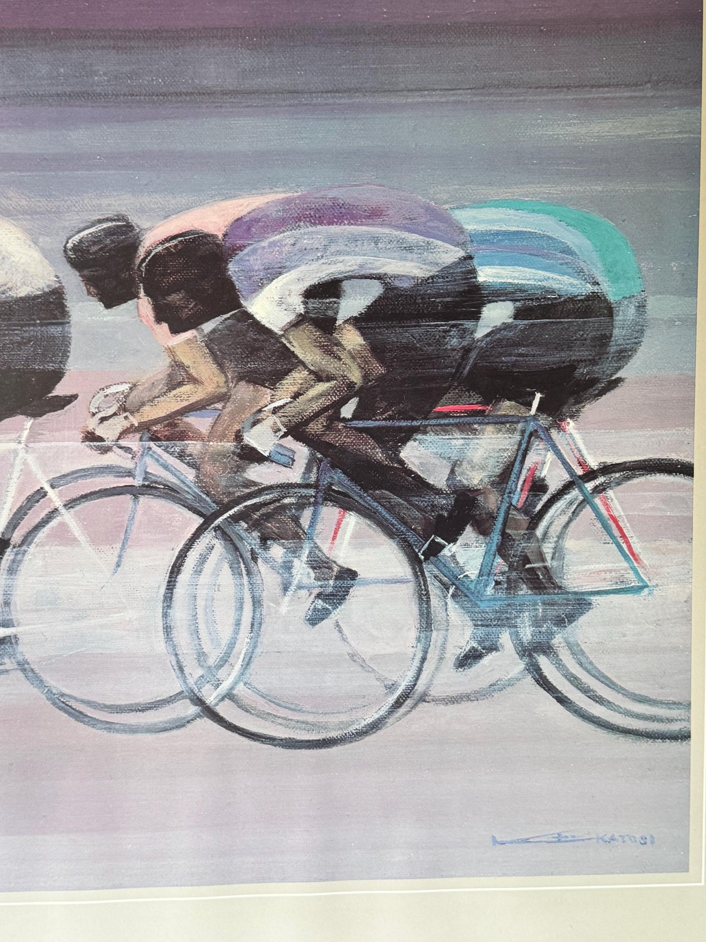 Vintage Fuji Bicycle Racing Poster 1980’s