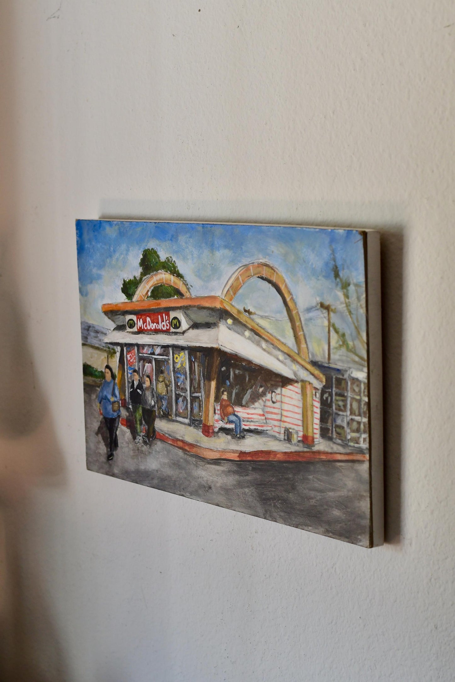 Original Contemporary Pop Art McDonald’s Painting By Alex B Americana