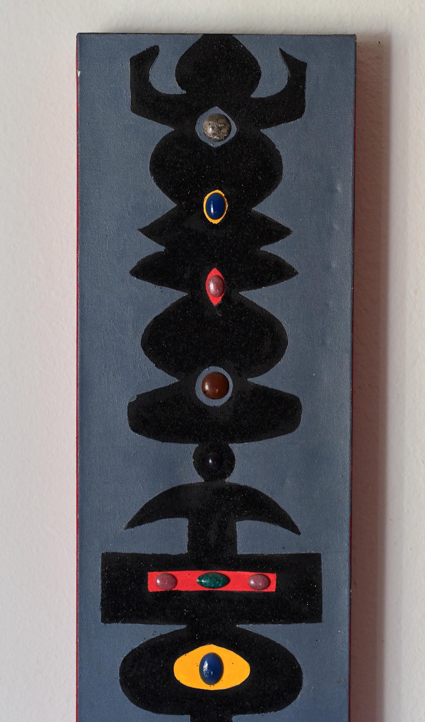 Vintage Original Abstract Tribal Art Signed John Taylor