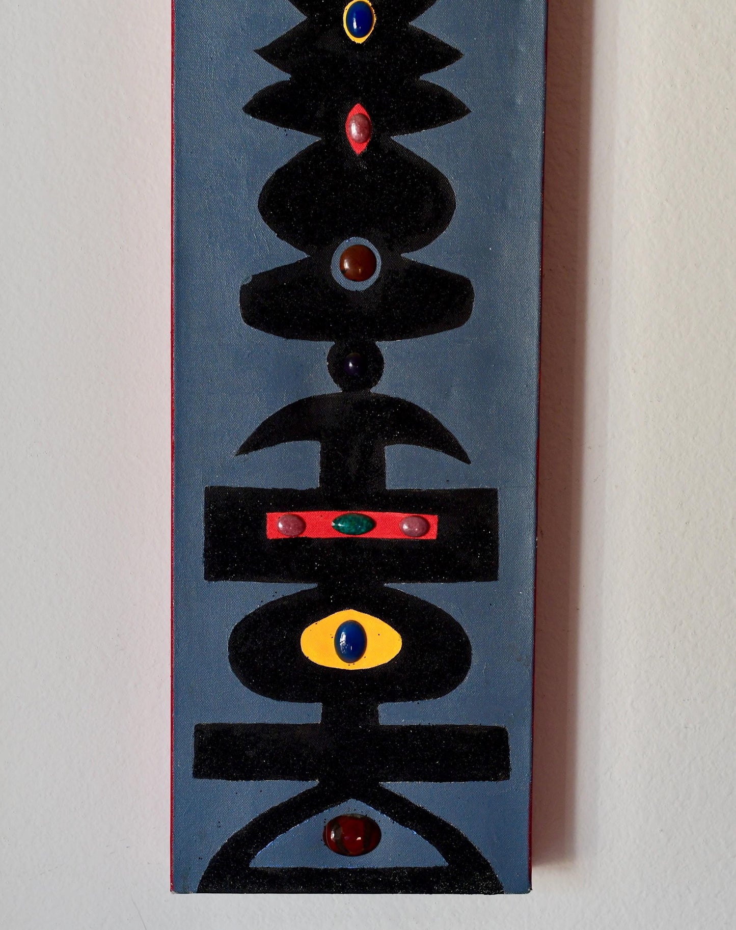 Vintage Original Abstract Tribal Art Signed John Taylor