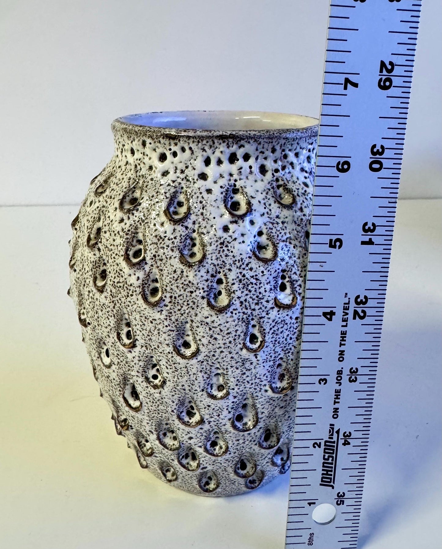 Mid Century Vintage Lava Glaze Italian Pottery  Vase