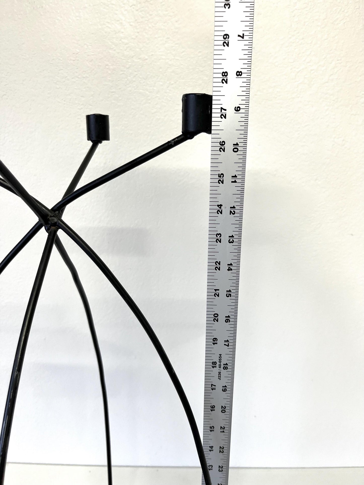 Vintage Mid Century Floor Standing Candlebra Candle Holder Signed Singleton