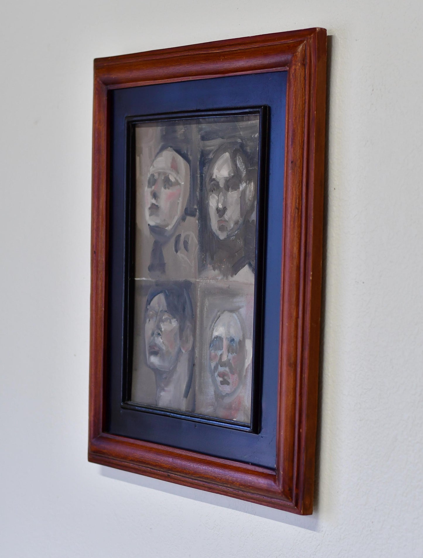 Original Abstract Art Faces Portrait Painting