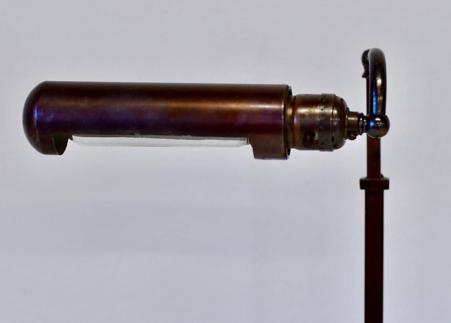 Vntg Art Deco Antique Faries Bronzed Finished Adjustable Desk Lamp