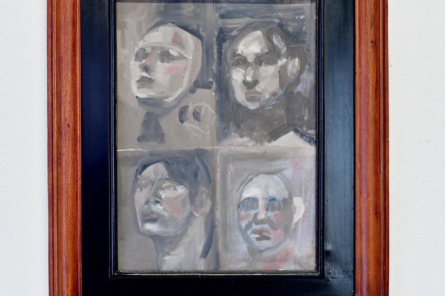 Original Abstract Art Faces Portrait Painting