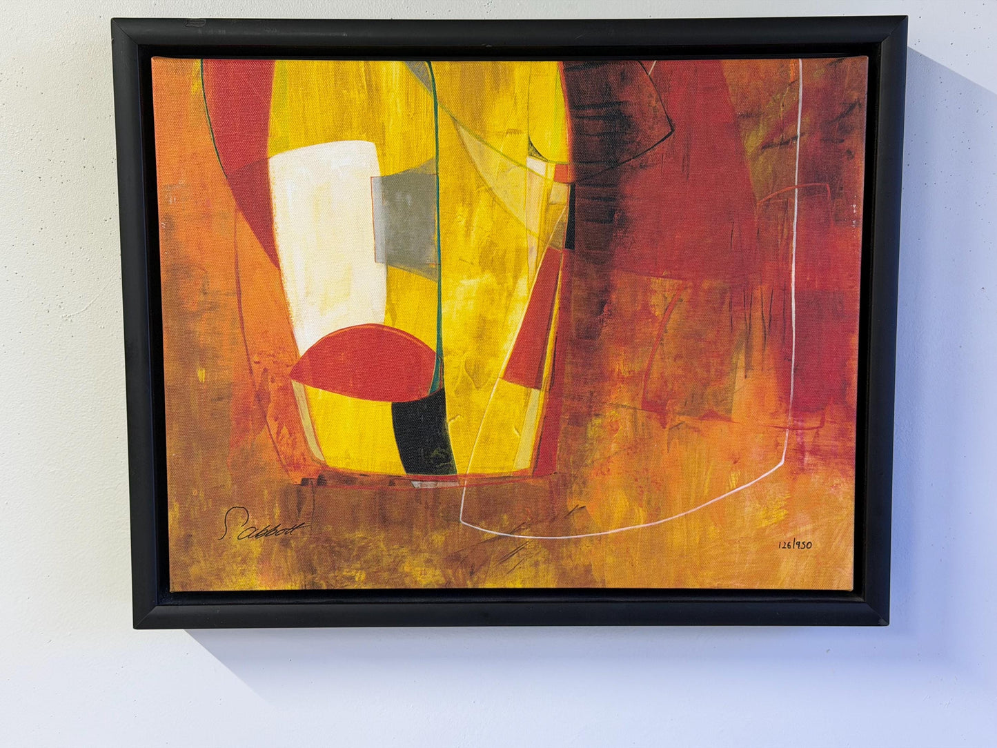 Abstract Art By Sara Abbott Modern Space IV Numbered Print