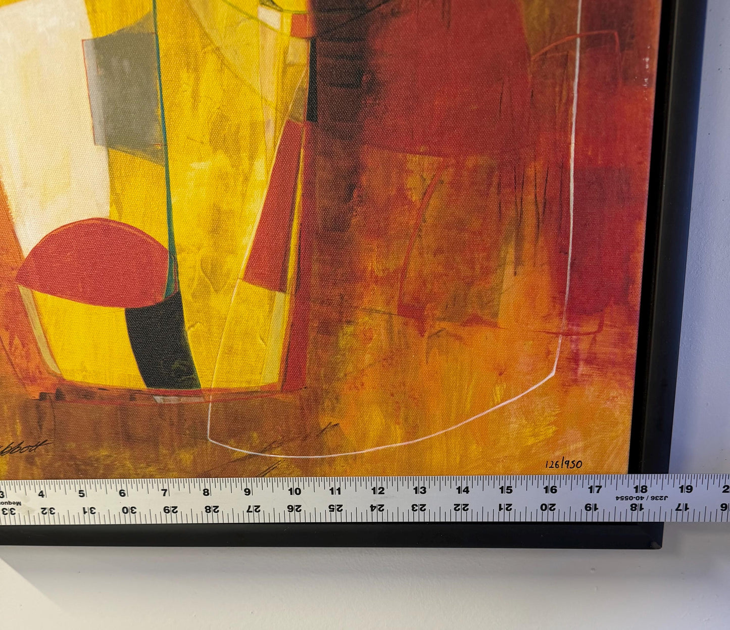 Abstract Art By Sara Abbott Modern Space IV Numbered Print