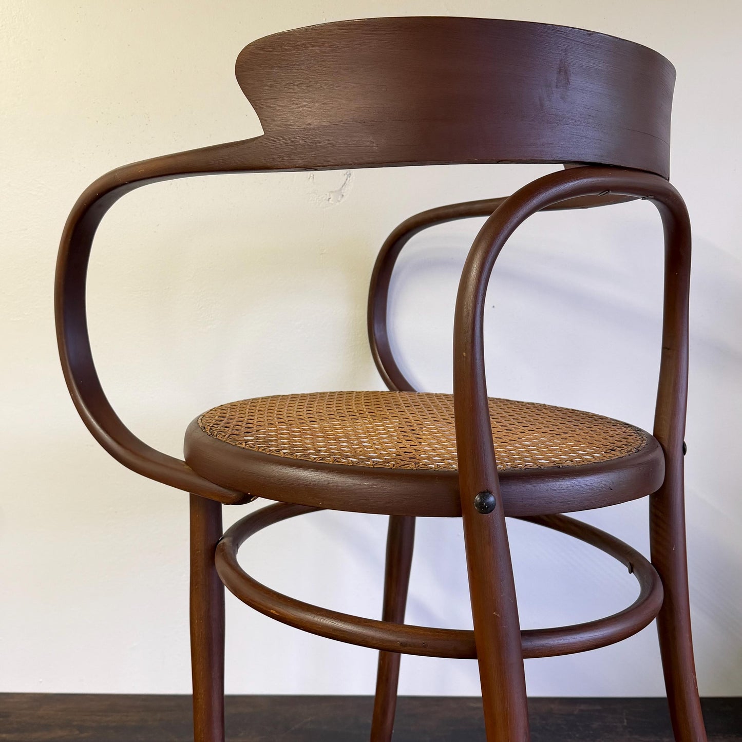 Original Josef Hoffman Bentwood Chair Circa 1900’s By Mundus Paper Labels