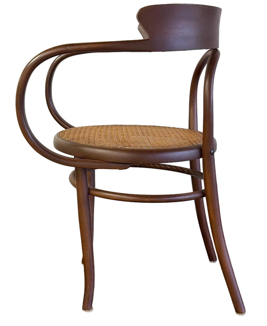 Original Josef Hoffman Bentwood Chair Circa 1900’s By Mundus Paper Labels